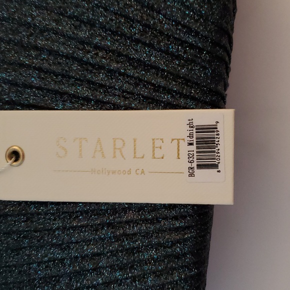 NWT Starlet Navy Sparkle Clutch - Picture 7 of 9